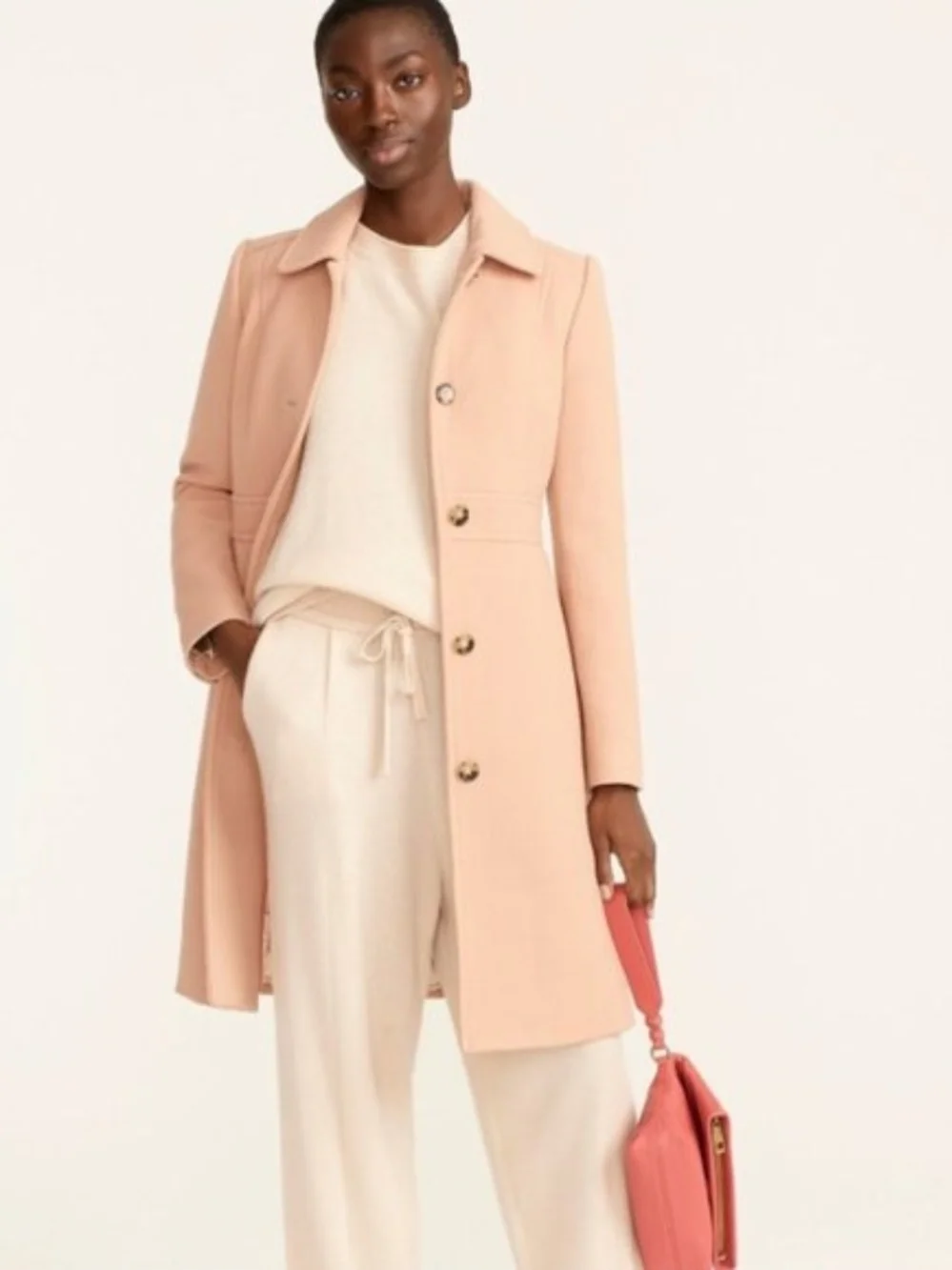 J.Crew Classic lady day coat in Italian double-cloth wool with Thinsulate size 4
